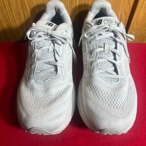 New Balance Gray Mesh Sneakers